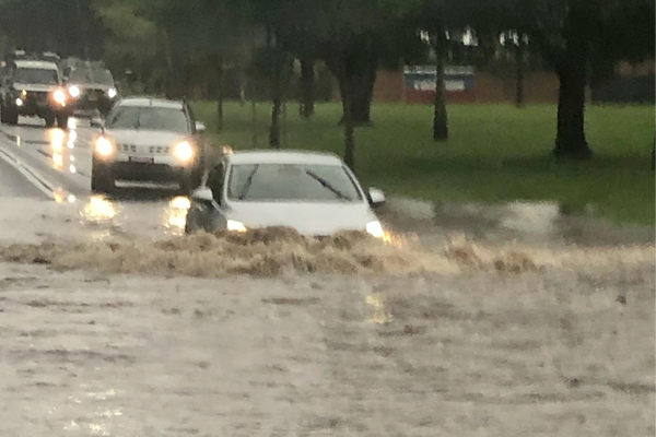 Article image for Sydneysiders warned to stay home as wild weather batters the state