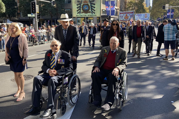 Article image for About 4000 people march for ANZAC Day despite 10,000 cap
