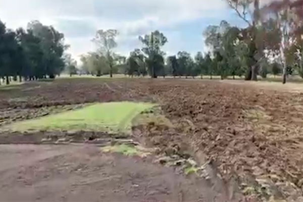 Man charged after NSW golf course ‘ripped to pieces’