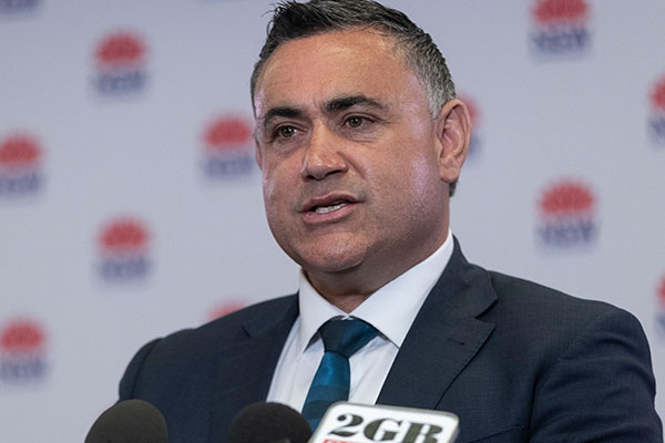 Article image for John Barilaro’s trade appointment ‘a job for the boys’, inquiry finds 