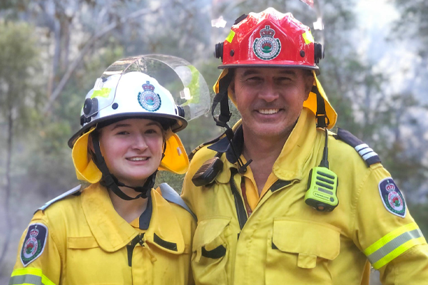 Article image for Dad and daughter duo on front line of fire prevention