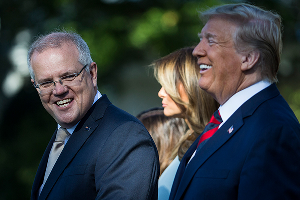 Article image for The extravagant gifts Donald Trump gave Scott Morrison