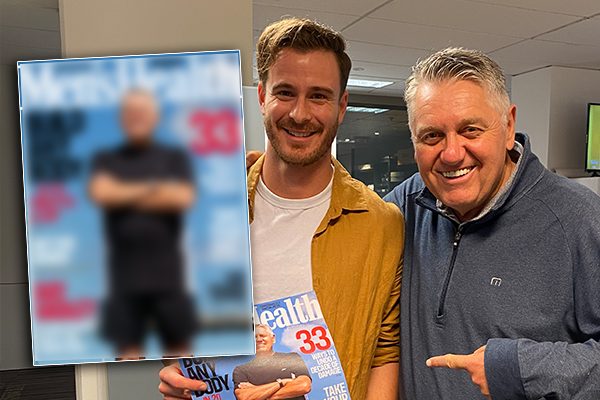 Ray Hadley’s ‘titivating’ moment as a Men’s Health cover man