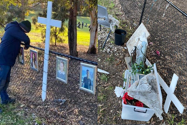 Mother of Oatlands crash victim ‘shattered’ after memorial vandalised