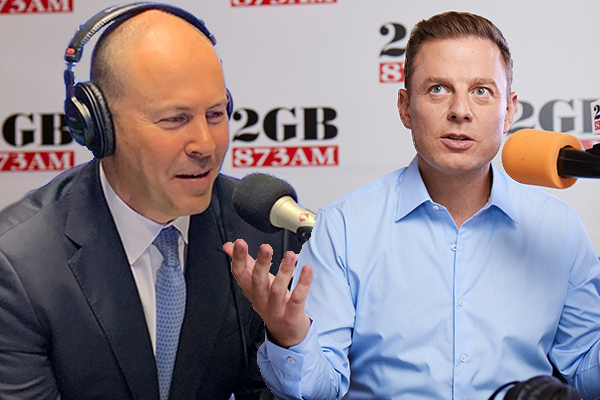 ‘Why are you laughing?’: Ben Fordham presses Josh Frydenberg
