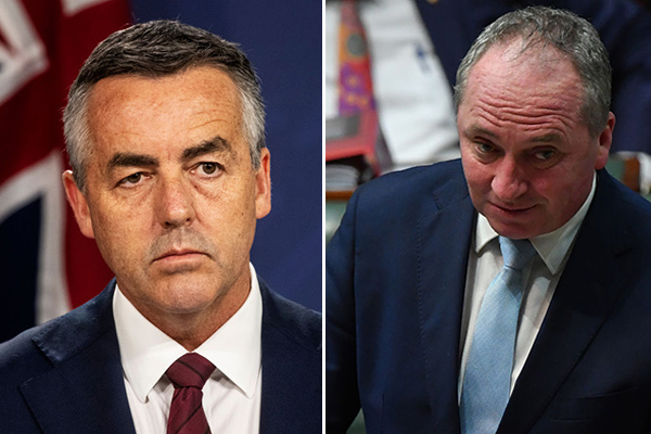 Dumped minister’s loveless diss on new leader Barnaby Joyce