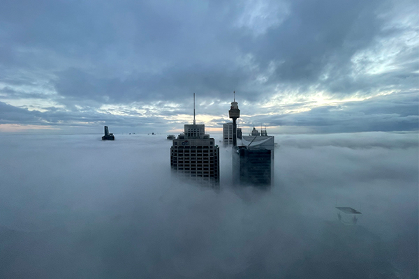 Article image for PHOTOS | Heavy fog blankets Sydney