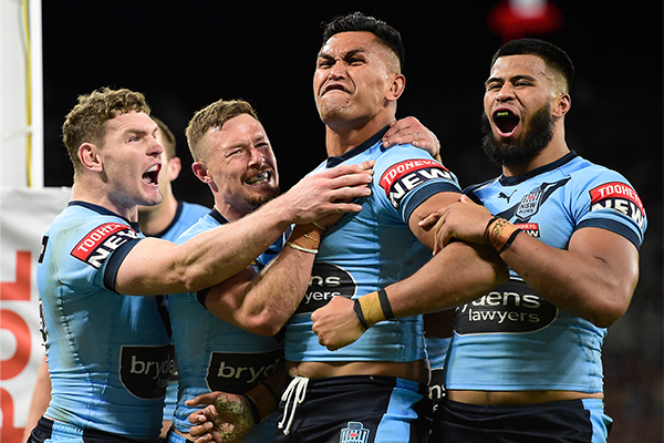 Article image for NSW Coach Brad Fittler reacts to stunning 50-6 win in Origin 1