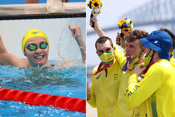 Article image for Day five full of golden moments for ‘extraordinary’ Australian Olympians