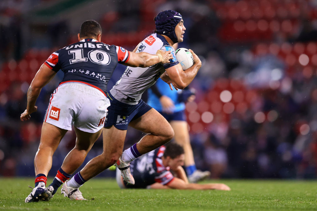 The ‘massive concern’ facing rugby league after Storm slaughter Roosters