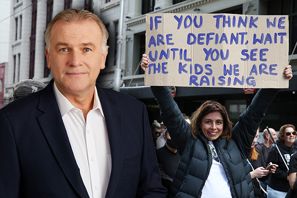 Article image for ‘Disgraceful and dangerous’: Jim Wilson tears into protester parents