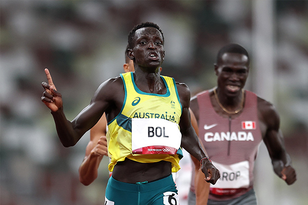 Article image for Australian athlete Peter Bol shoots for Olympic glory in sport he never knew existed