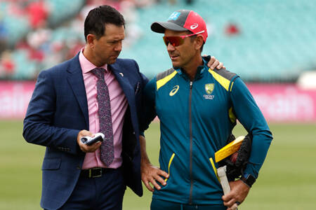 Ricky Ponting throws support behind Australian coach Justin Langer