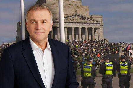 Jim Wilson blasts ‘foolish extremists’ storming Melbourne’s Shrine of Remembrance