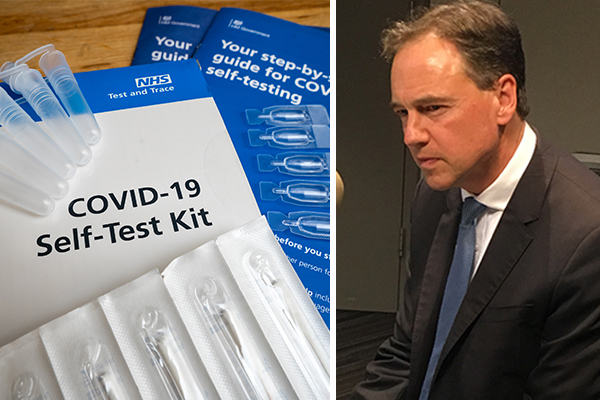 Article image for Greg Hunt says home COVID tests ‘on the way’ for Australians