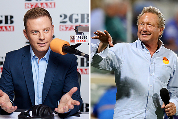 Article image for Ben Fordham grills Andrew ‘Twiggy’ Forrest on green energy push