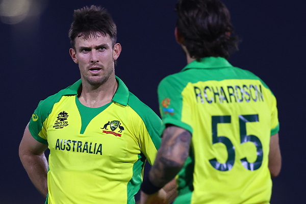 Article image for T20 vice-captain Pat Cummins backs ‘bloody good cricketer’ Mitch Marsh