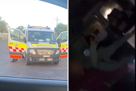WATCH | Footage of teens allegedly inside stolen ambulance in police chase