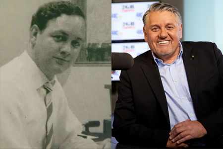 The moment Ray Hadley’s career in broadcast radio began