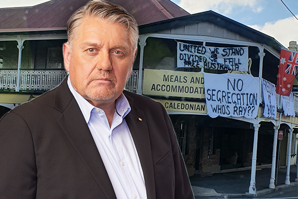 Article image for ‘I’ll tell you who Ray is’: Ray Hadley reacts to Caledonian Hotel sign