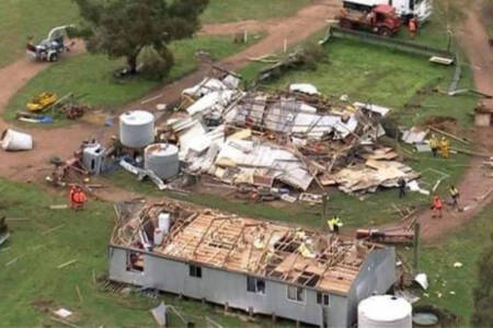 Farmer describes unbelievable moment tornado swept through his home