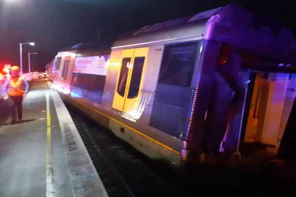 Article image for Car at centre of Wollongong train derailment believed to be stolen