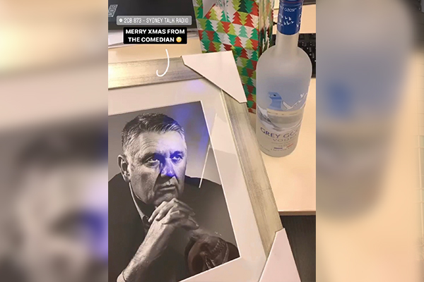 Article image for Ray Hadley pranks producer with hilarious Christmas gift