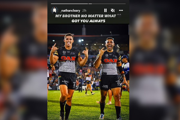 Article image for ‘Defiant’ Nathan Cleary under fire for ‘doubling down’ on support for Tyrone May