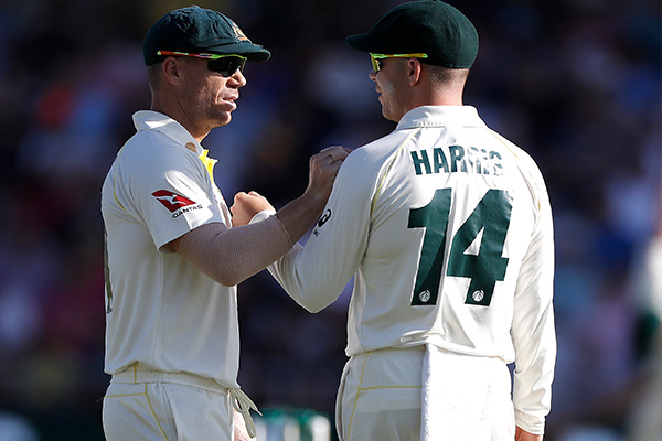 Article image for David Warner ‘pumped’ to be paired with opening batsman Marcus Harris