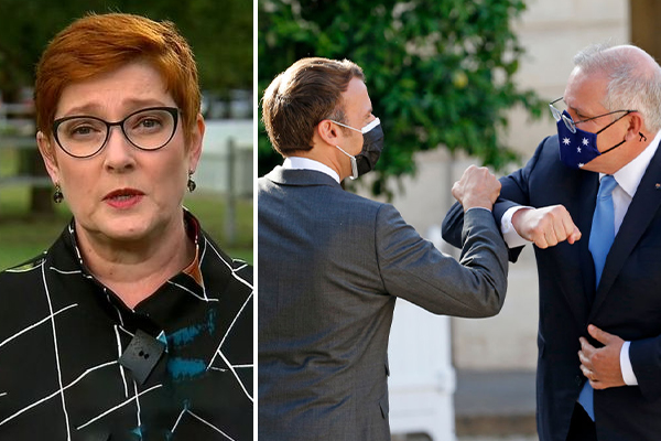 Article image for Foreign Minister Marise Payne breaks silence on Australia’s diplomatic row with France