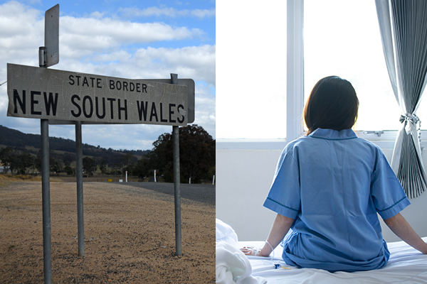 Article image for Injured NSW woman made to walk across border after being ‘expelled’ from QLD hospital