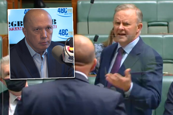 Article image for ‘Boofhead’ Peter Dutton reacts to friendship with ‘socialist’ Anthony Albanese