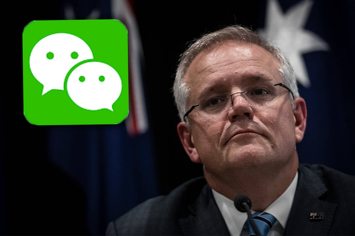 Article image for China’s ‘foreign interference’ slammed amid takeover of Scott Morrison’s WeChat