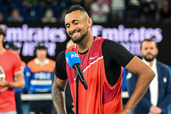 Article image for ‘I’ll do my best’: Nick Kyrgios vows to try limit on-court swearing