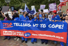 Fed up nurses take to the streets in ‘angriest protest seen for quite some time’
