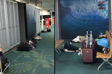 Qantas abandons passengers in storm chaos