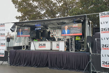 2GB broadcasts live from the Easter Show!