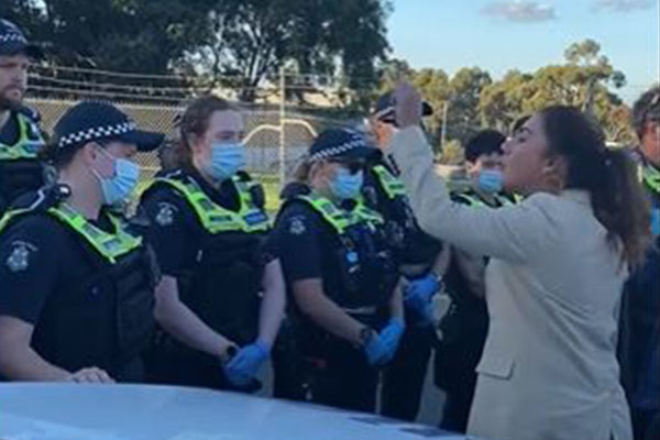 Article image for ‘Fruitcake’ Greens Senator unleashes on police