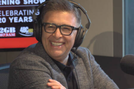 Vince Sorrenti’s hilarious in-studio chat with Ray Hadley