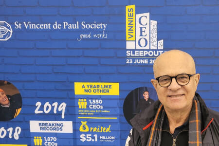 The Vinnies CEO Sleepout with John Stanley