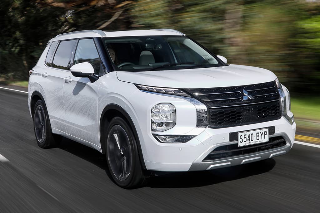 Mitsubishi’s Outlander SUV with up to seven seats now straddles