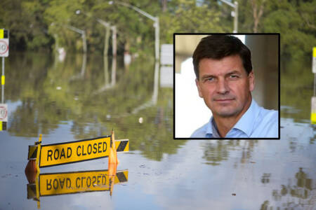 Angus Taylor slams PM for silence during floods