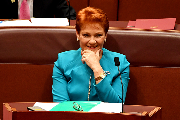 Article image for ‘Beat up by the media!’: Pauline Hanson defends her actions in the Senate