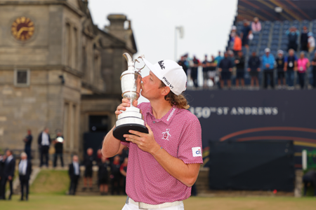 Cameron Smith shoots record round to claim British Open crown