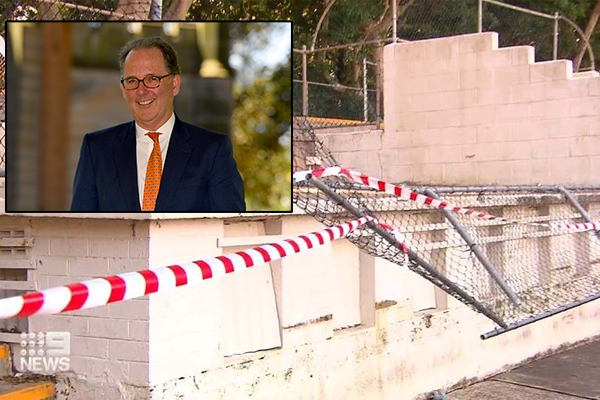 Article image for Minister insists Leichhardt Oval railing collapse is council’s problem