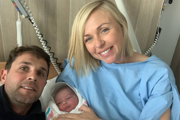 Article image for Money News host Brooke Corte welcomes baby girl!