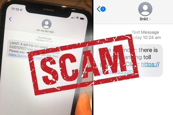 Article image for Scam alert: Warning over new toll texts