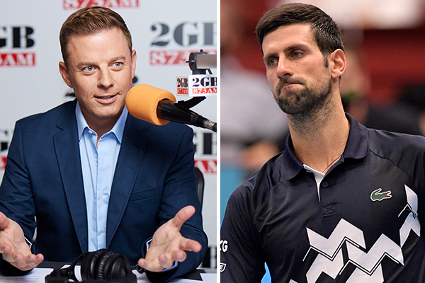 Article image for Ben Fordham slams ‘ridiculous’ rule keeping Novak Djokovic from US Open
