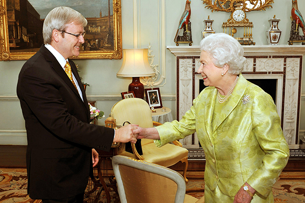 Article image for Kevin Rudd fondly reflects on his meetings with Her Majesty The Queen
