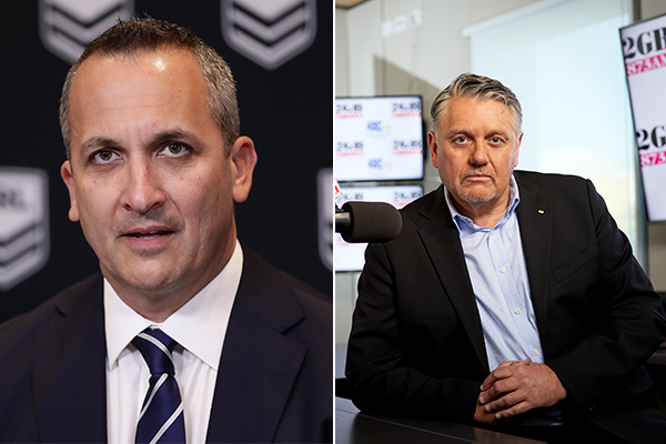 Article image for Ray Hadley rips into NRL boss over controversial junior league shake-up